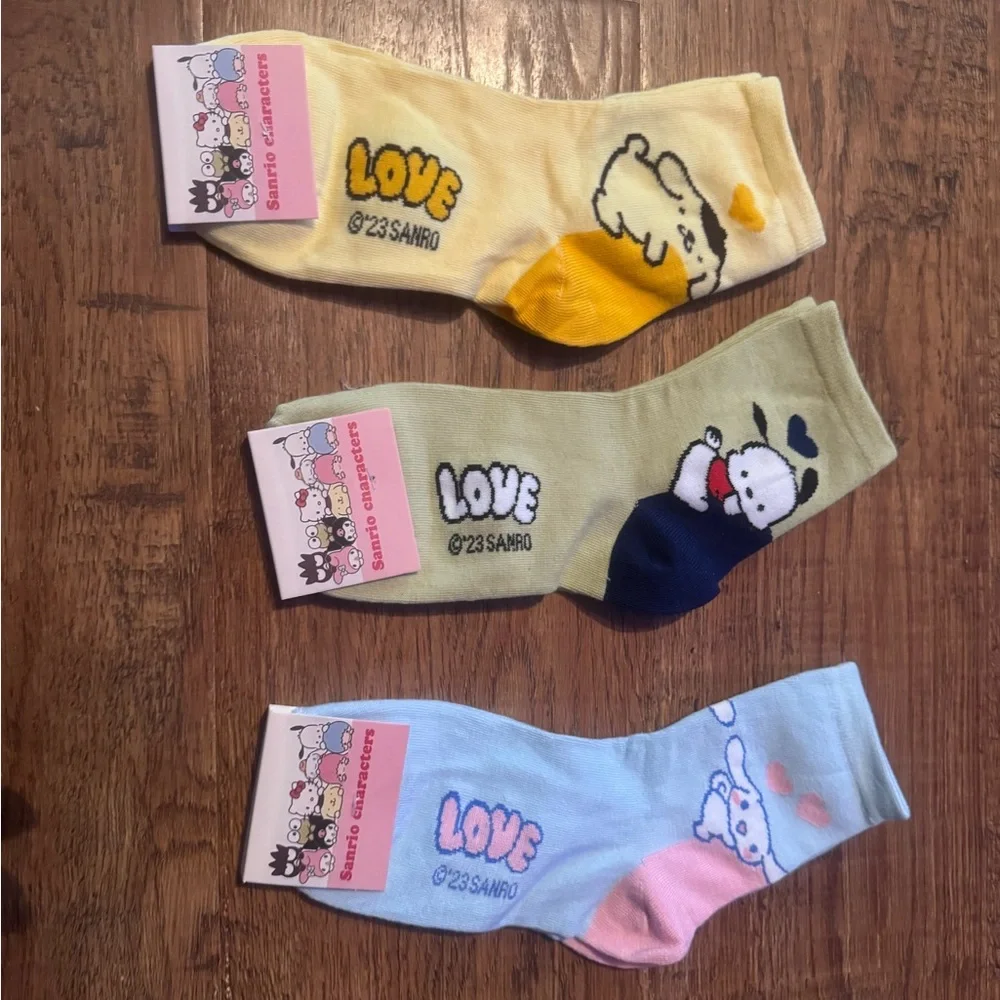 Sanrio - Hello Kitty 50th anniversary Socks NEW 3 pairs